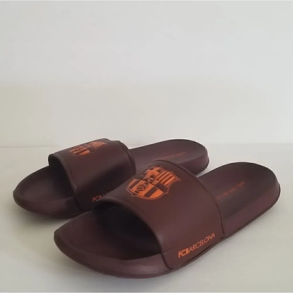 FCB Barcelona Men slippers sz 12